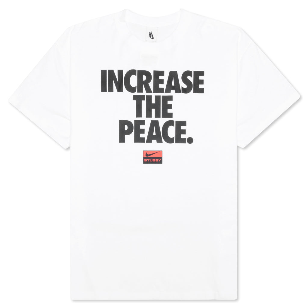 Nike x Stussy Increase The Peace Tee - White