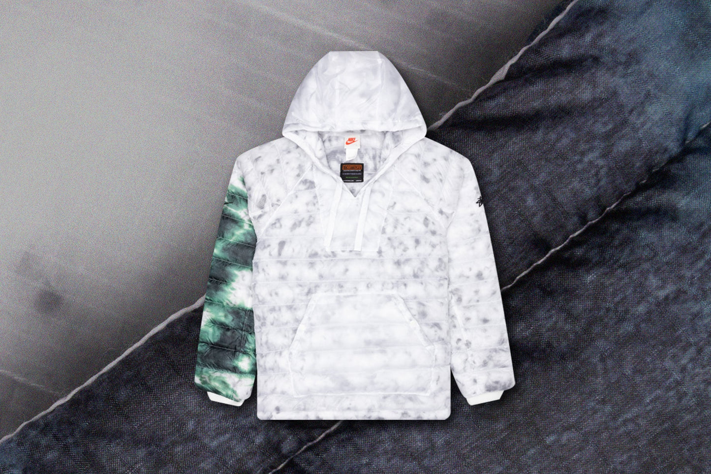 Nike x Stussy Insulated Jacket - White/Gorge Green