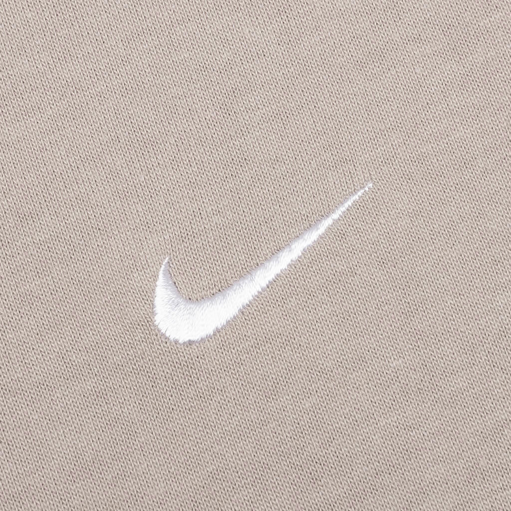 NikeLab Women's Fleece T-Shirt - Malt/White