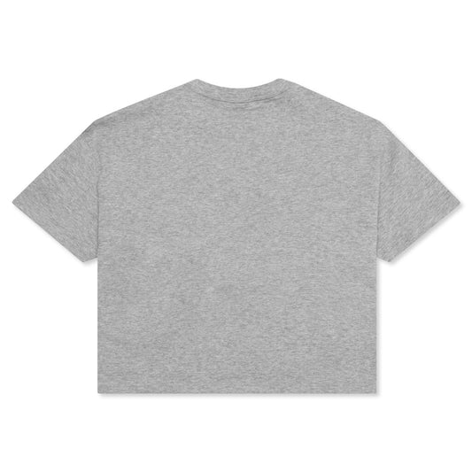 NikeLab Women's Fleece T-Shirt - Dark Grey Heather/White