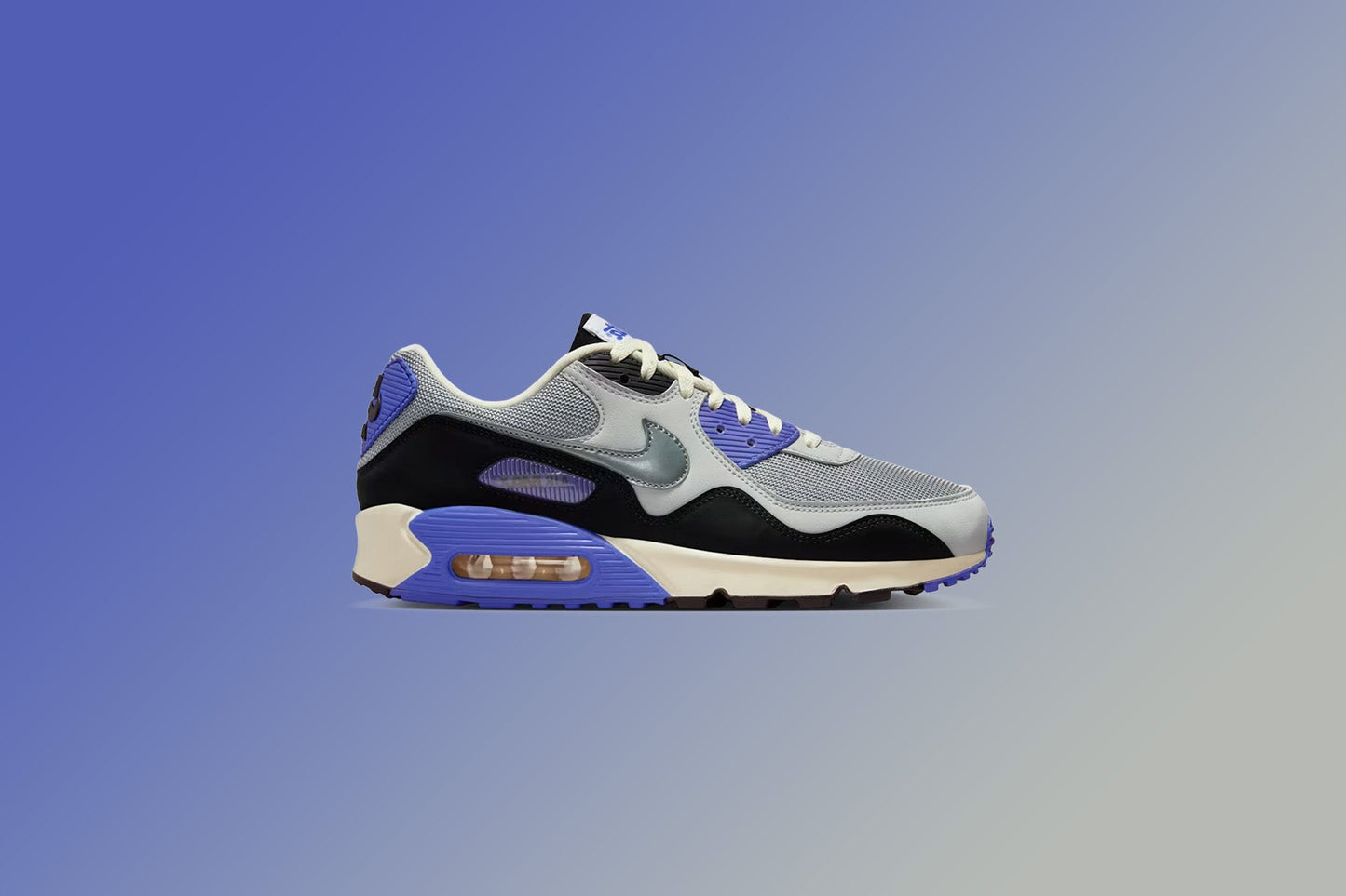 Nike x Patta Air Max 90 'Waves' - Particle Grey/Neutral Grey/Sapphire