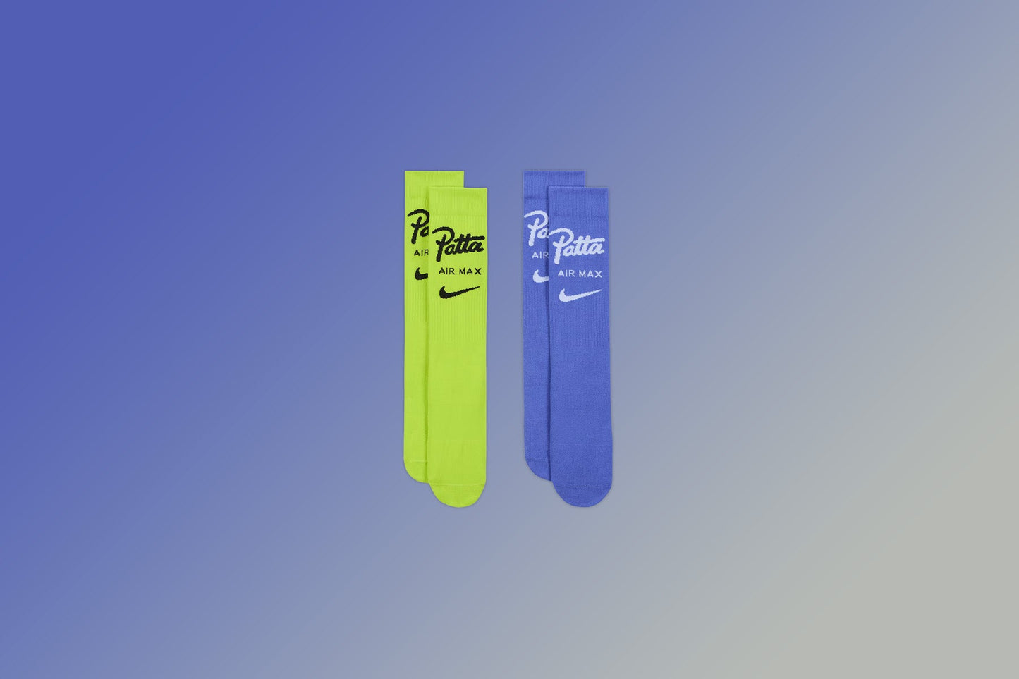 Nike x Patta Everyday Essentials Crew Socks (2 Pairs) - Multi-Color 2