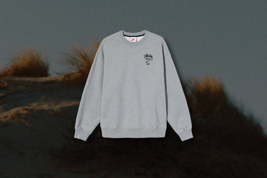 Nike x Stussy L/S Top - Dark Grey Heather