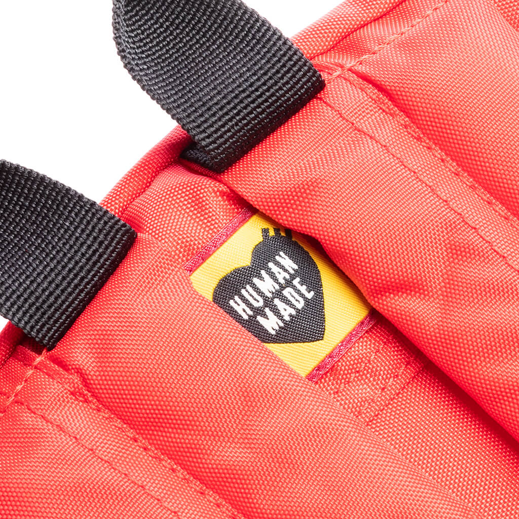 Nylon Heart Backpack - Red