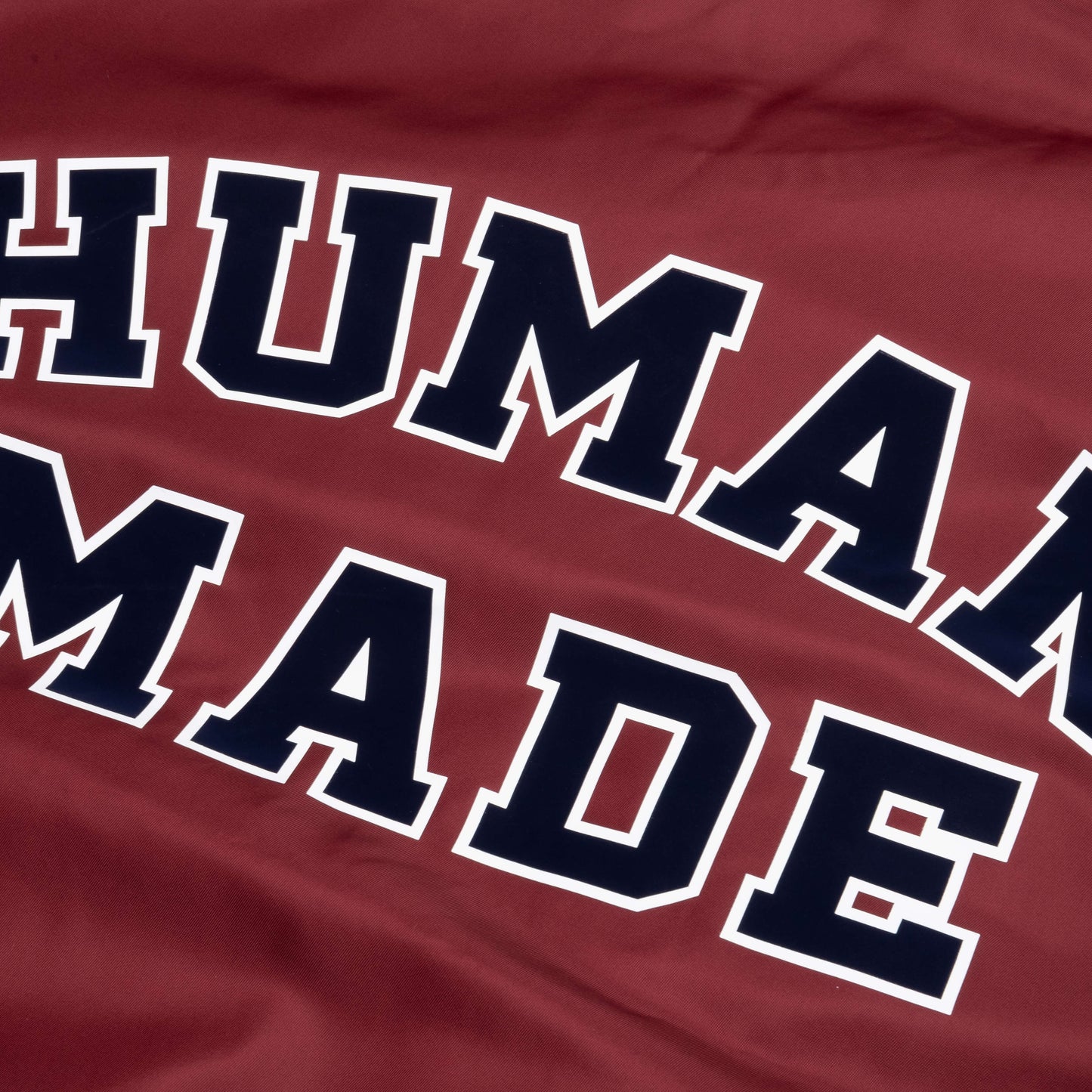 Nylon Stadium Jacket - Burgundy