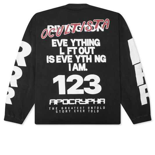 Occultista Vintage L/S Tee - Vintage Black