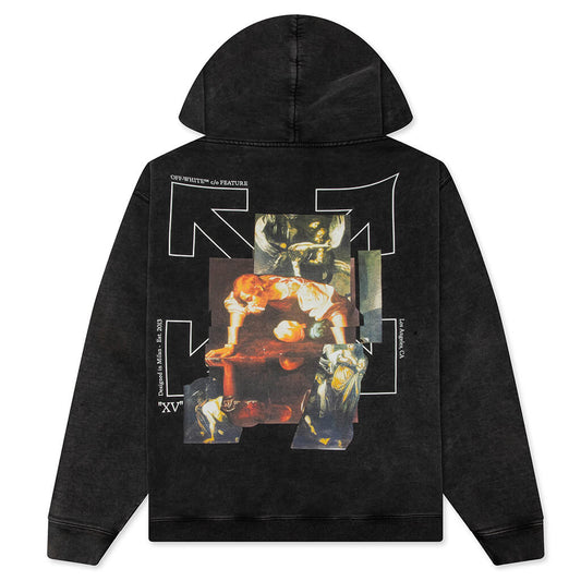 Off White x Feature Skate Hoodie - Dark Grey