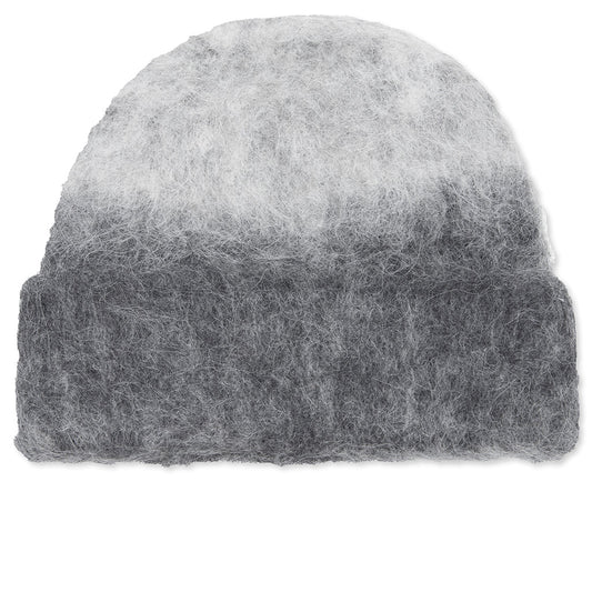 Ombre Knit Beanie - Light Grey