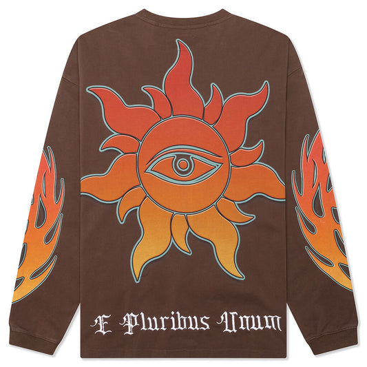 On The Run L/S Tee - Mocha