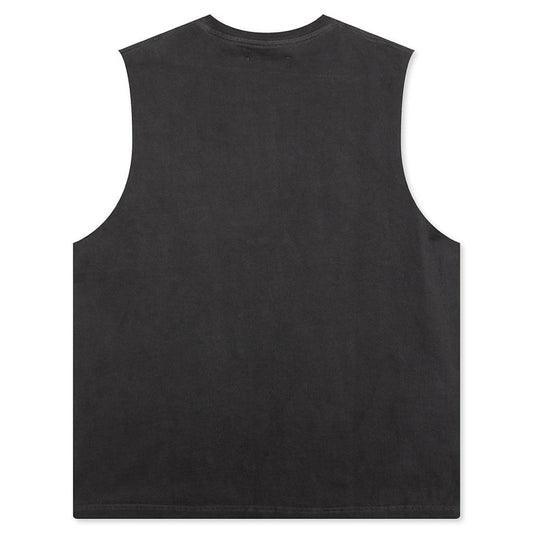Onyx Sleeveless Shirt - Faded Black