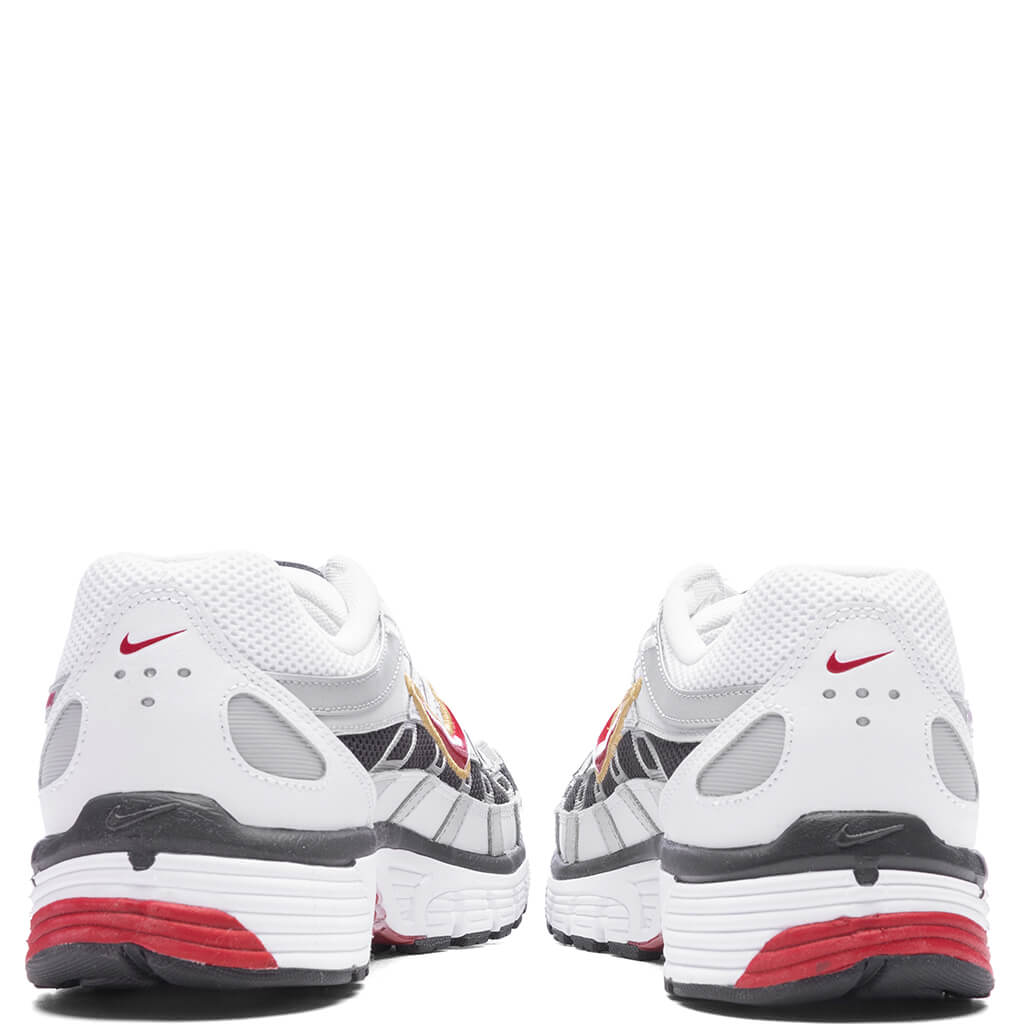 P-6000 - White/Varsity Red/ Metallic Platinum