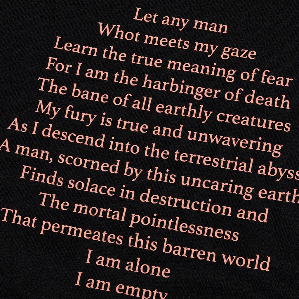 Fear Heavyweight T-Shirt - Black