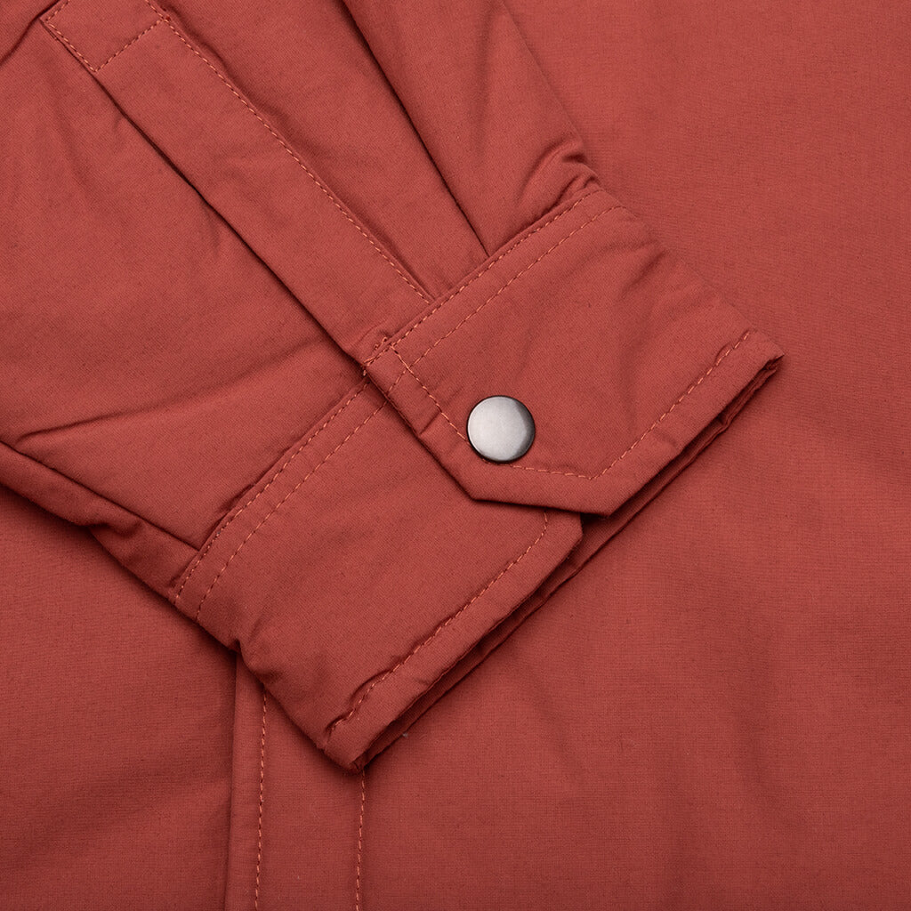 Padded Tech Over Shirt - Brick