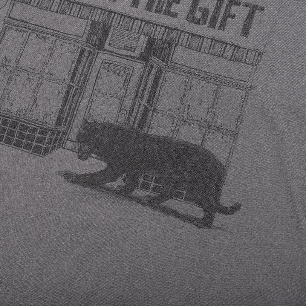 Panther Barbershop S/S Tee - Grey