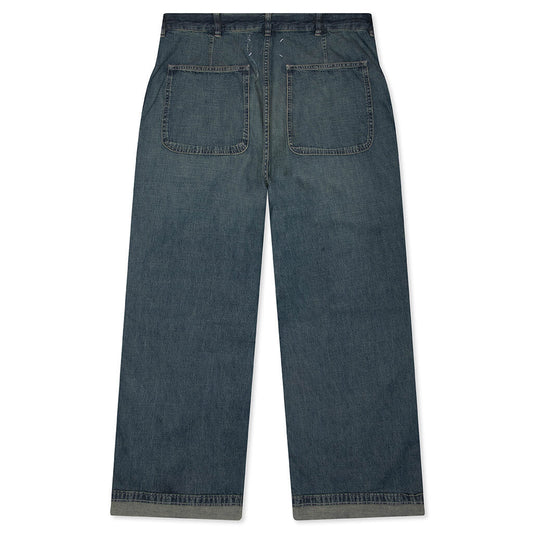 Wide-Leg Jeans - Blue