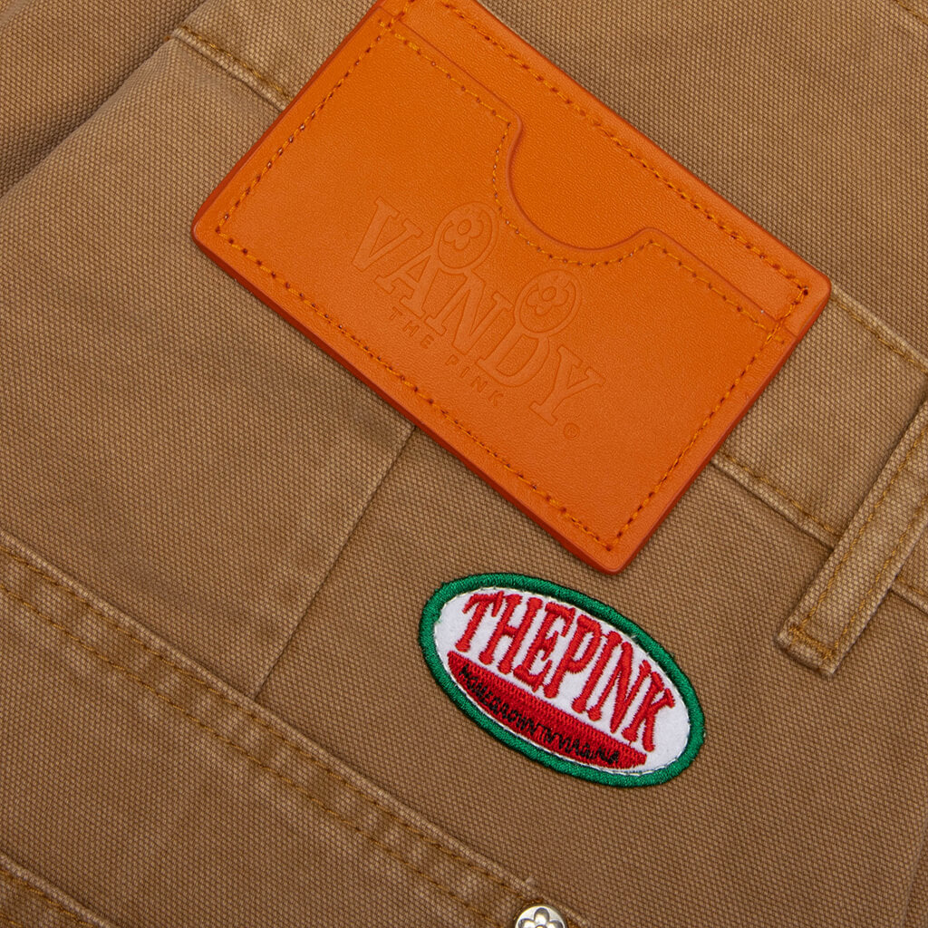 Fruit Patch Canvas Shorts - Washed Tan