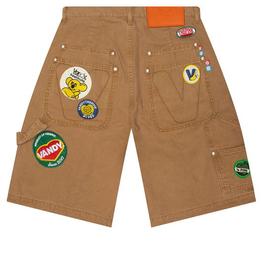 Fruit Patch Canvas Shorts - Washed Tan