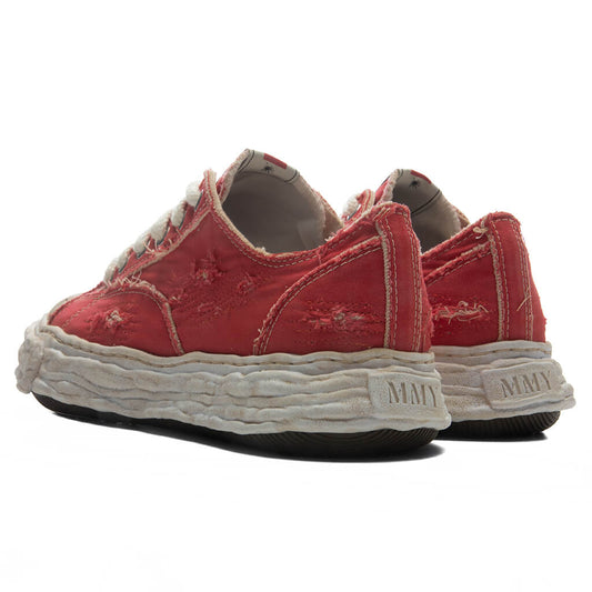 Peterson 23 Low OG Sole Ripped Over Dyed Canvas - Red