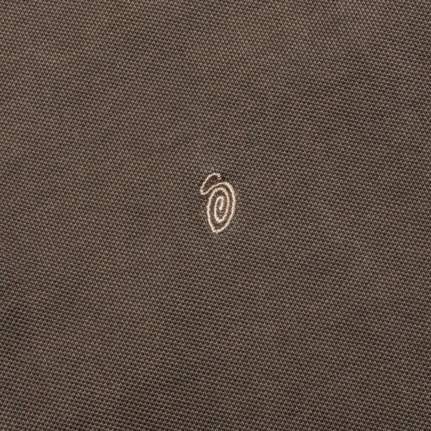 Pigment Dyed Pique Polo - Taupe