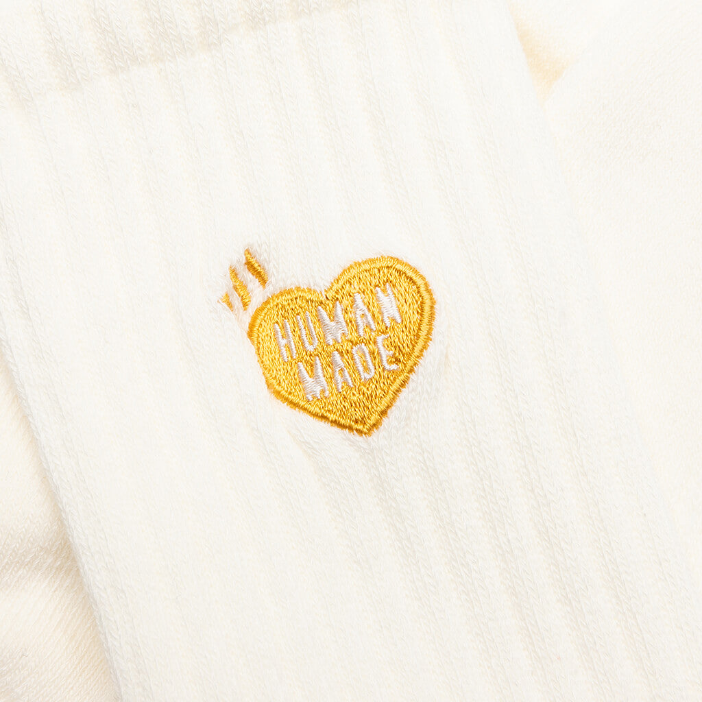 Pile Socks - White