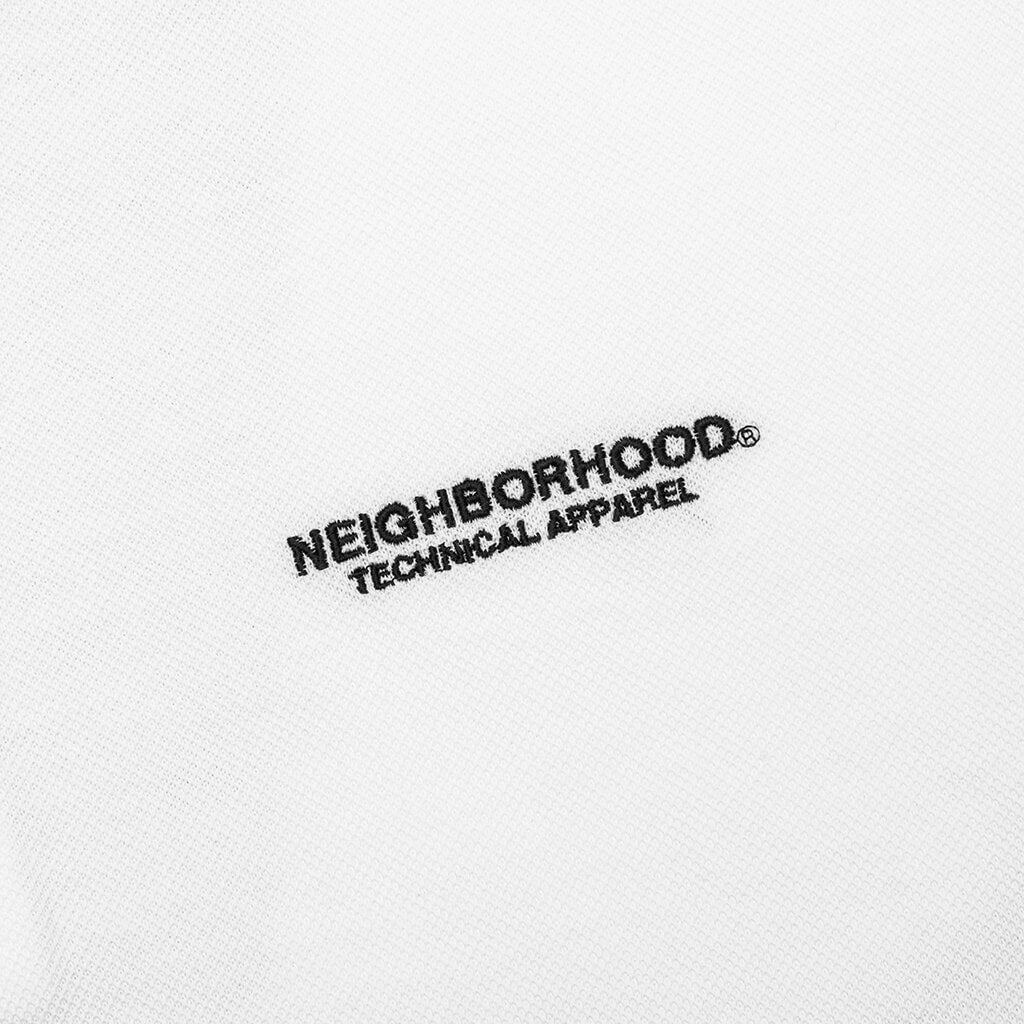Pique Line S/S Polo Shirt - White