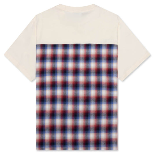 Tainted Contrast Heavyweight Shirt - Off White