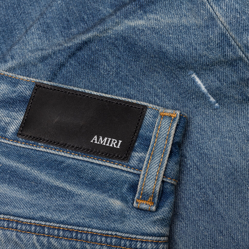 Pleated Denim Straight MX1 Jean - Honeycomb Indigo