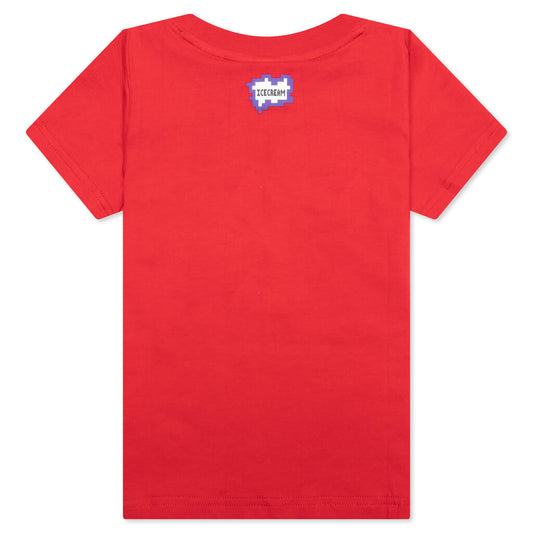 Kids Pop S/S Tee - Racing Red