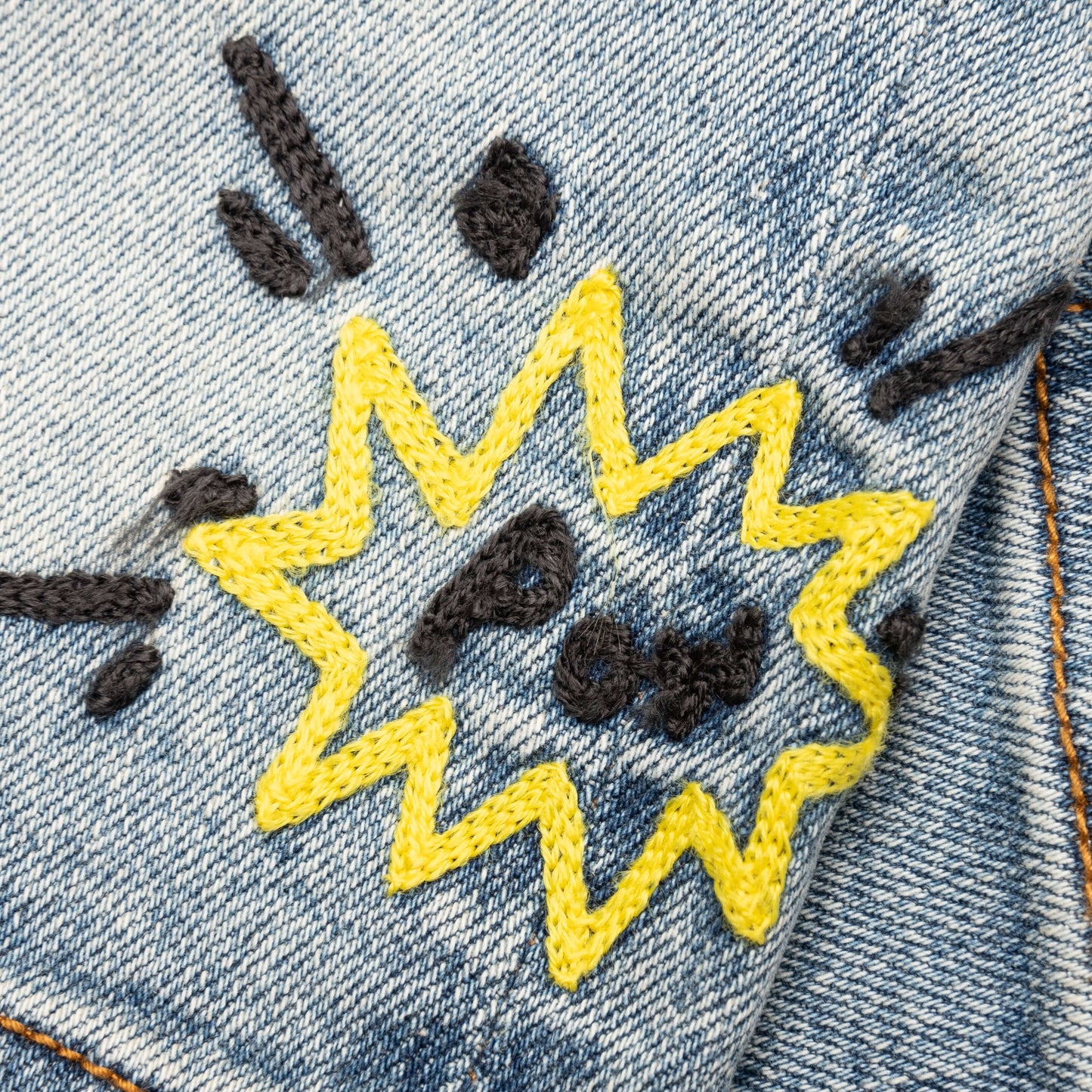 Kids Pow Jean Shorts - Blue Chocolate