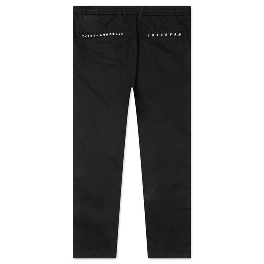 Strawberry Fit Prep Pants - Black