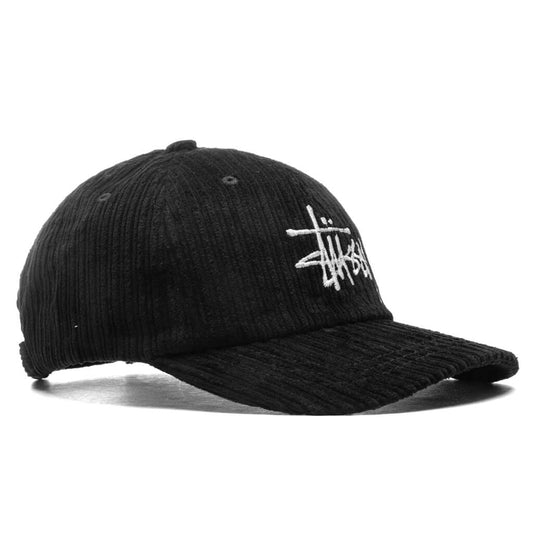 Corduroy Big Logo Low Pro Cap - Black