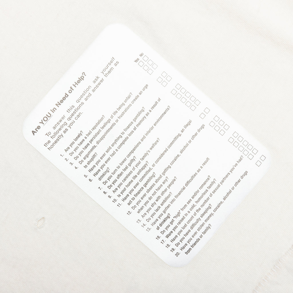 Program Tee - Vintage White