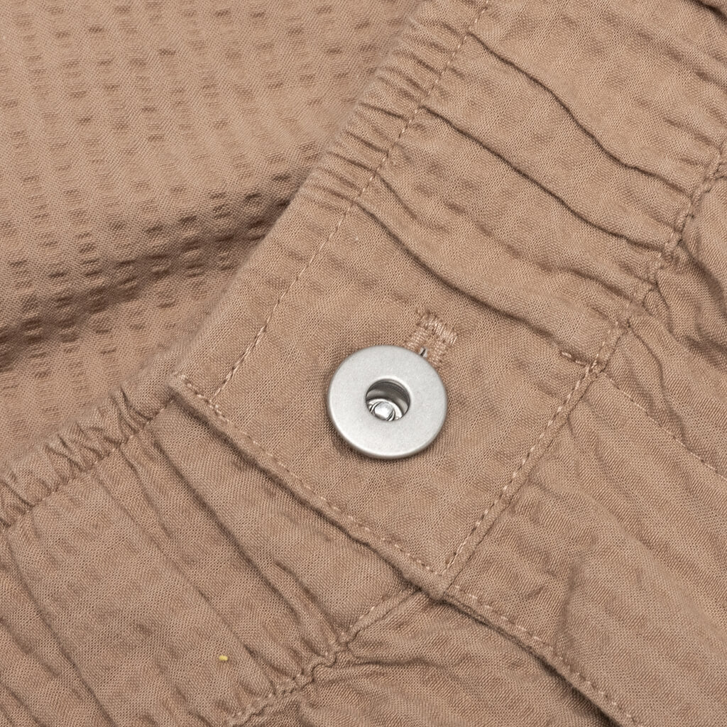 MMQ Seersucker Shorts - Brown
