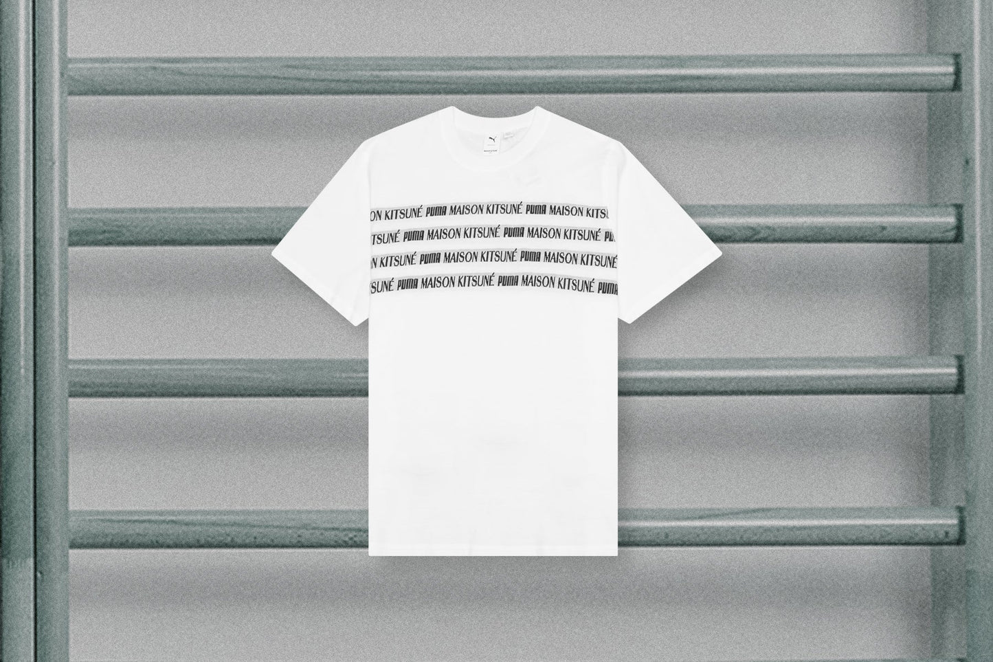 Puma x Maison Kitsune Engineered Tee - White