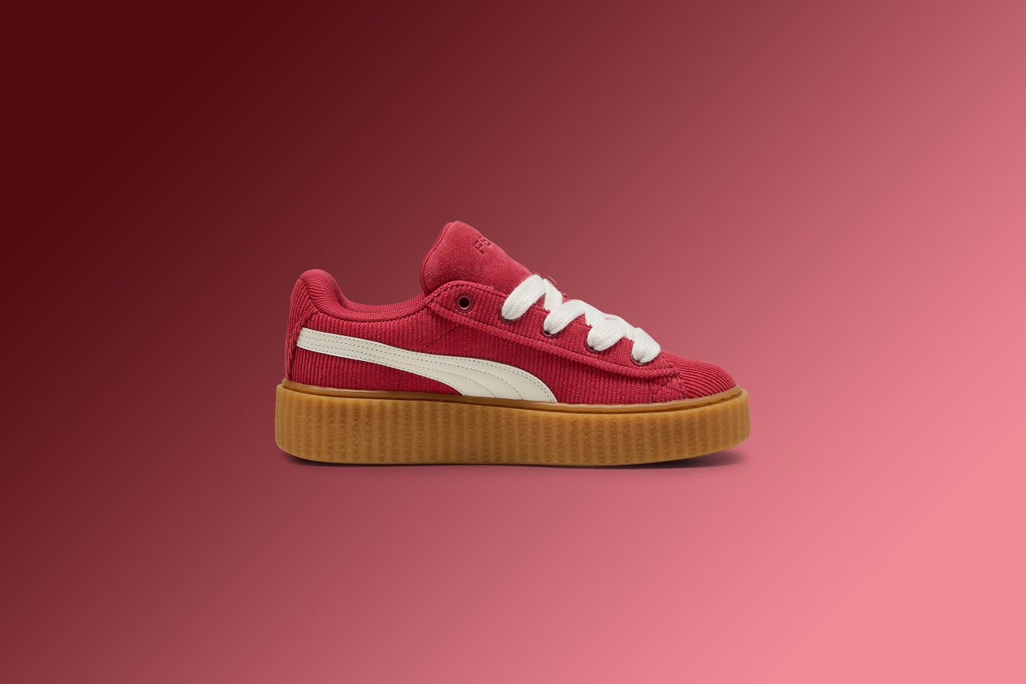 Puma x Fenty Women's Creeper Phatty Corduroy - Club Red/Warm White/Gum