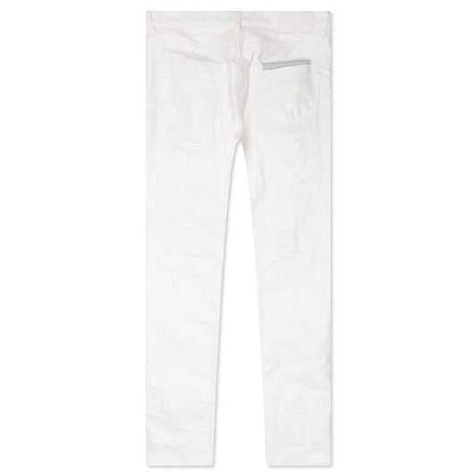 P001 - White Film Monogram Jacquard