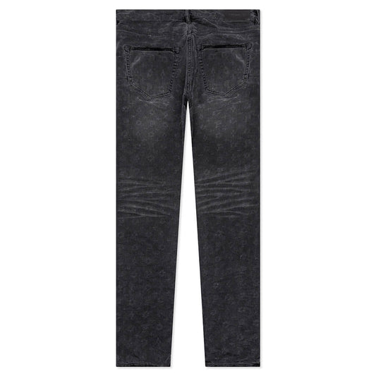 P001 - Black Wash Jacquard Monogram