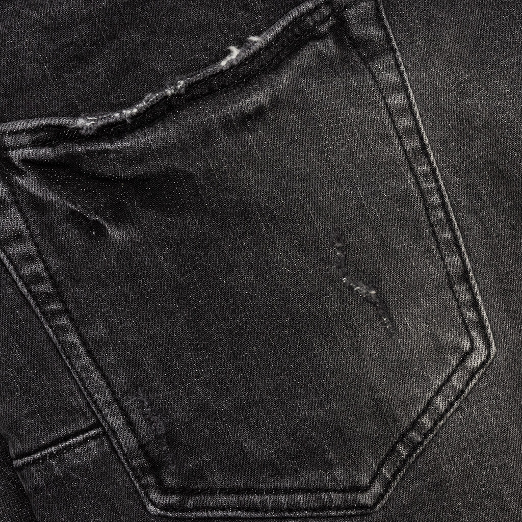 P001 - Worn Black Patchwork
