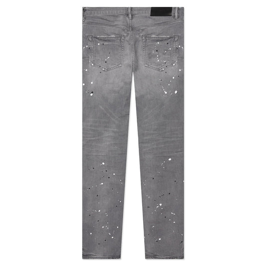 Purple Denim P001 - Worn Grey Paint Blowout