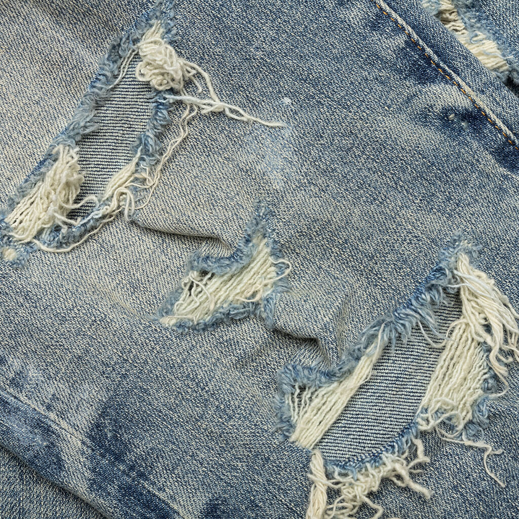 P002 - Worn Mid Indigo Destroy