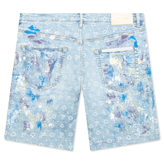 P020 - Paint Over Light Bleach Jacquard Monogram