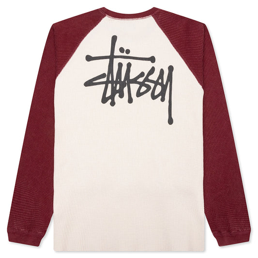 Raglan Thermal 2 Tone - Off White