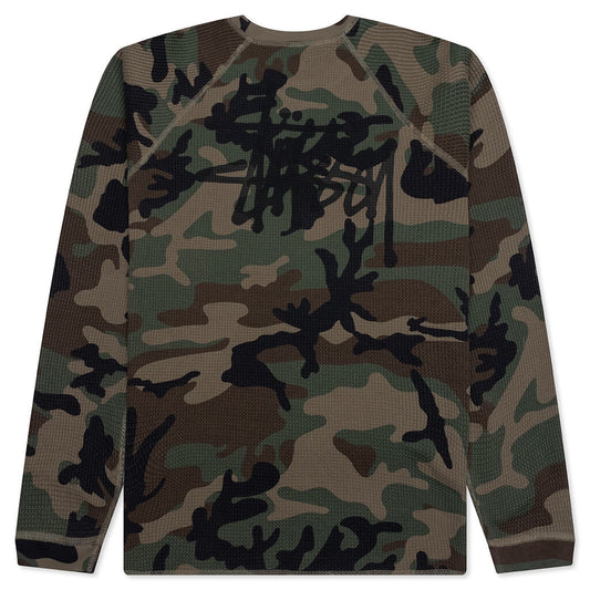 Raglan Thermal Basic Stock - Woodland Camo