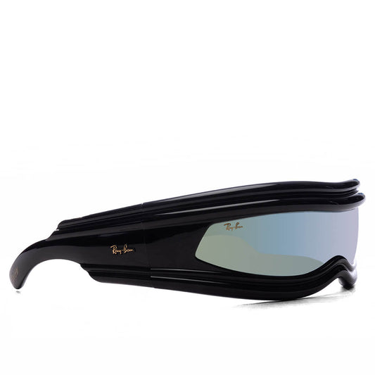 Ray-Ban x A$AP Rocky Ultra Wrap 001 - Black/Green Mirror Silver