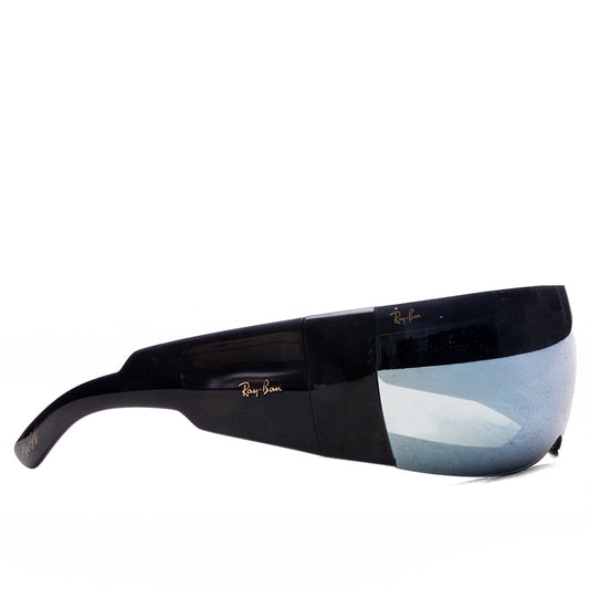 Ray-Ban x A$AP Rocky Ultra Wrap 002 - Black/Green Mirror Silver