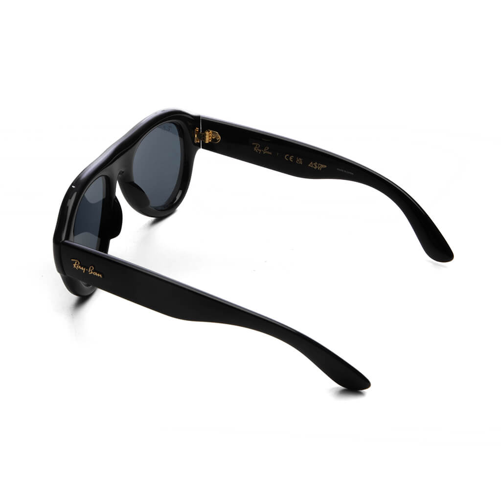 Ray-Ban x A$AP Rocky Aviator Puffer - Black Frame/Dark Blue Lens