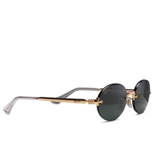 Ray-Ban x A$AP Rocky Rimless Oval - Arista/Dark Green