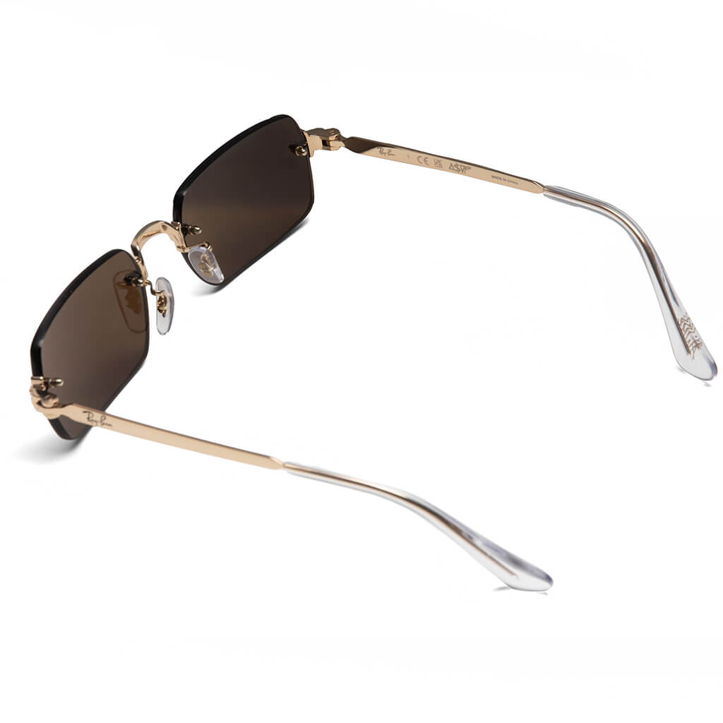 Ray-Ban x A$AP Rocky Rimless Pillow - Arista/Dark Brown