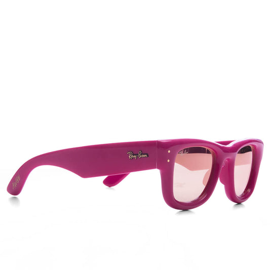 Ray-Ban x A$AP Rocky Wayfarer Puffer - Pink Frame/Rose Gold Mirror Lens