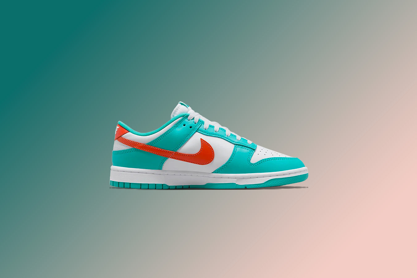Dunk Low Retro 'Miami Dolphins' - White/Cosmic Clay/Dusty Cactus
